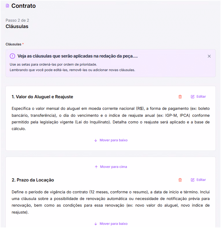 Teses geradas