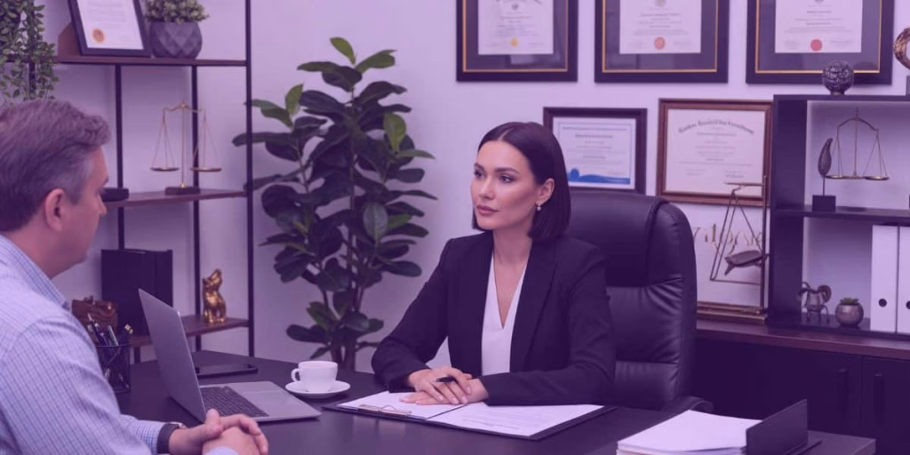 Uma advogada conversa com seu colega sobre o CARF que consolida entendimentos com seis novas súmulas.