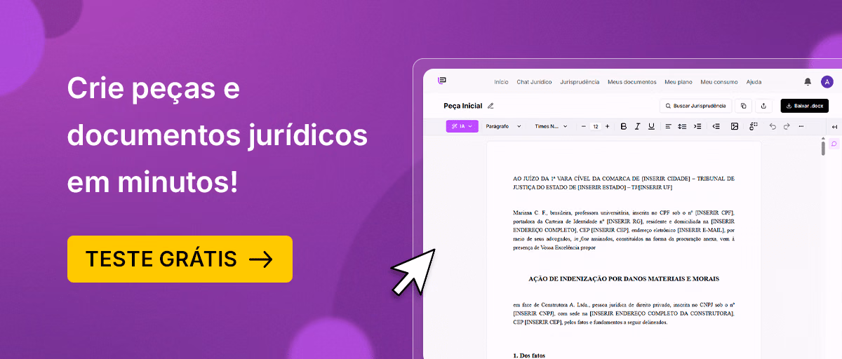 JuridicoAI - Escreva peças processuais em minutos