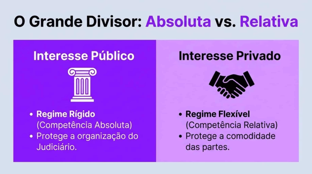 Competência absoluta e relativa