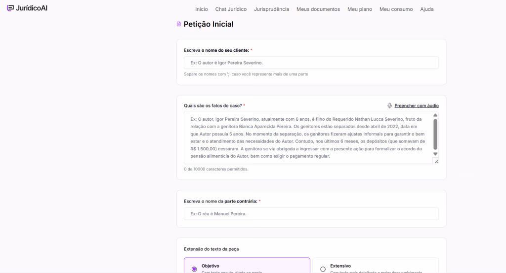 Informações para criar o modelo de Ação de Imissão na Posse.
