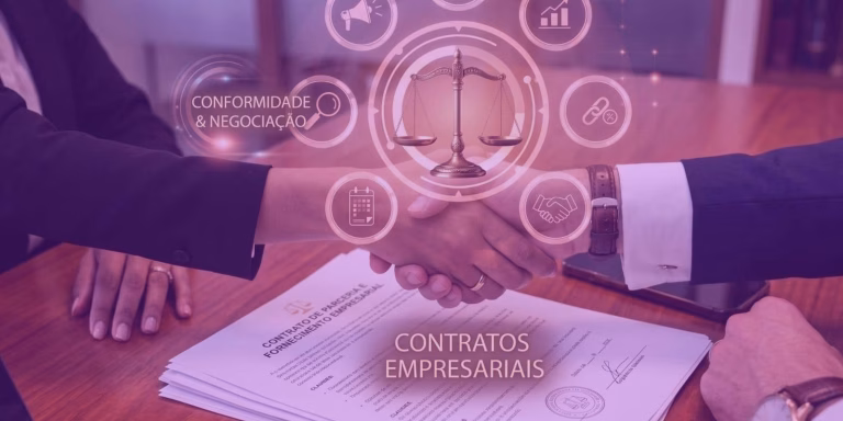 Os contratos empresariais regulam relações entre empresas e ajudam a garantir mais segurança jurídica nas negociações comerciais.
