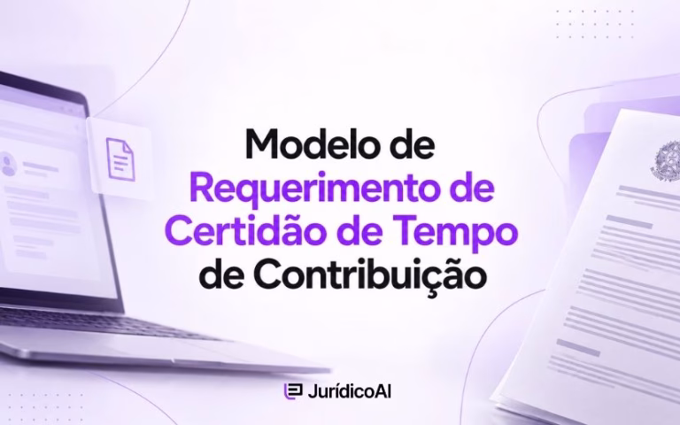 Modelo de Requerimento de Certidão de Tempo de Contribuição